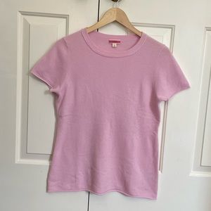 J Crew short sleeved cashmere sweater size large